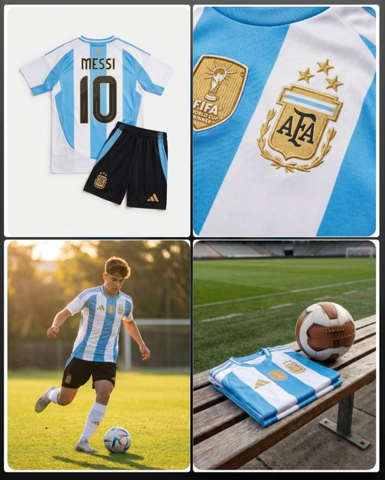 Аржентина детско юношеска футболни екипи MESSI 10