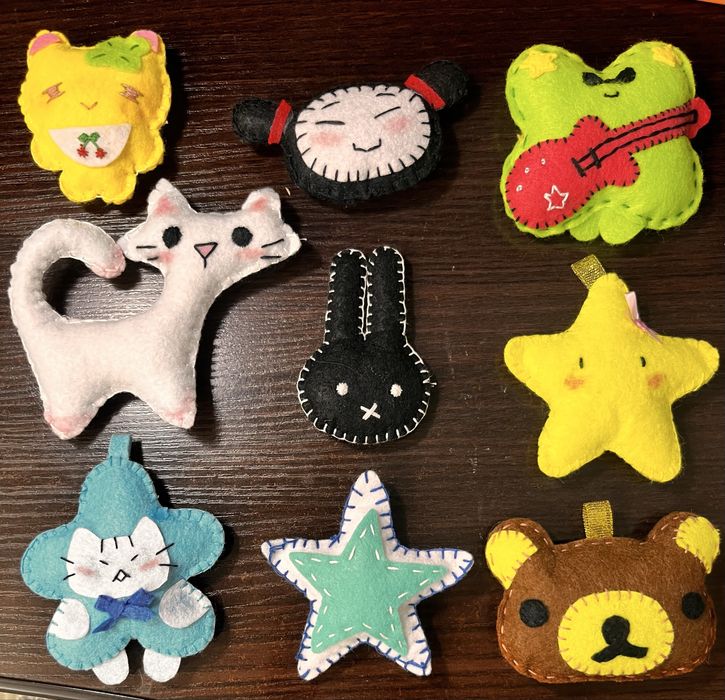 Продаю самодельные игрушки из фетра