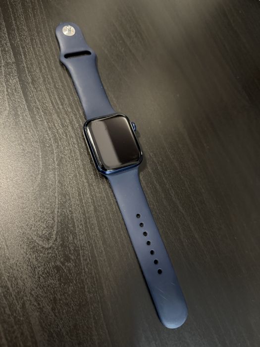 Ceas Apple Watch Series 6 44mm blue aluminium