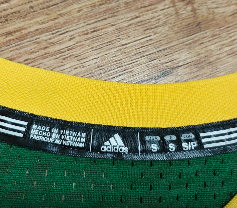 SALE% Adidas Seattle SuperSonics Kemp #40 Hardwood Classics Swingman Баскетболна тениска размер S