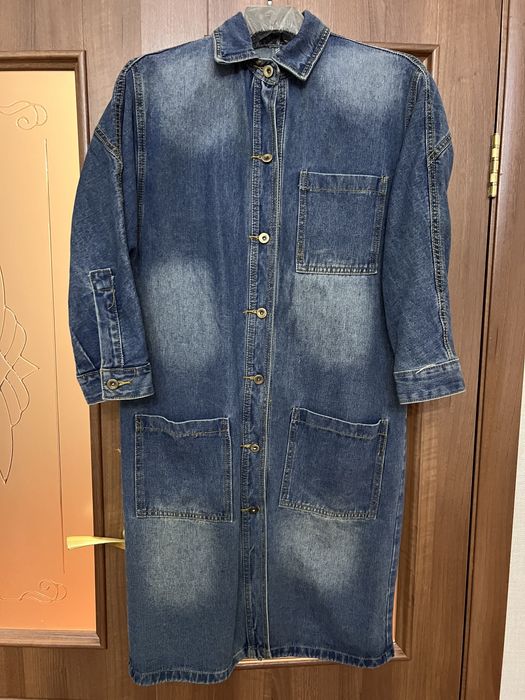 Продам джинсовый Тренч плащ