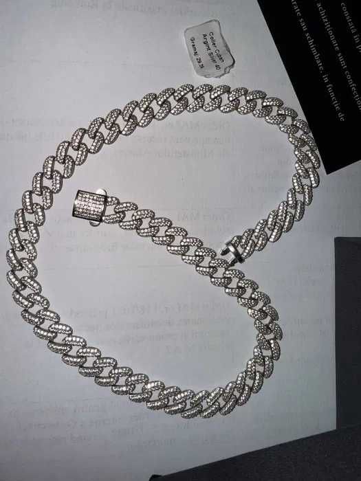 Lant cuban din argint 925 Ice Concept