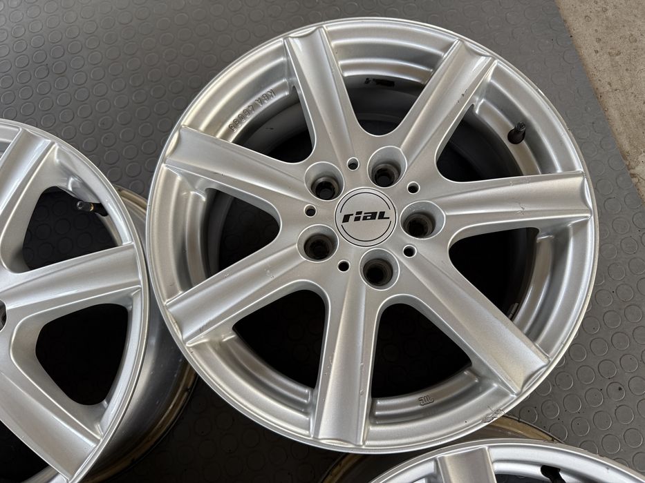 4бр. ОТЛИЧНИ 16” Джанти 5х112 “RIAL” за -VW/AUDI/SKODA/SEAT/VAG/MERCEDES- 7Jx16H2, ET48