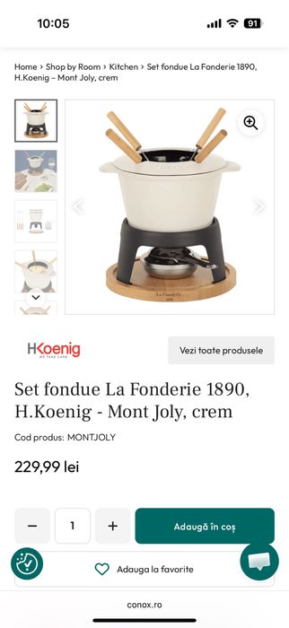 Set fondue 10 bucati