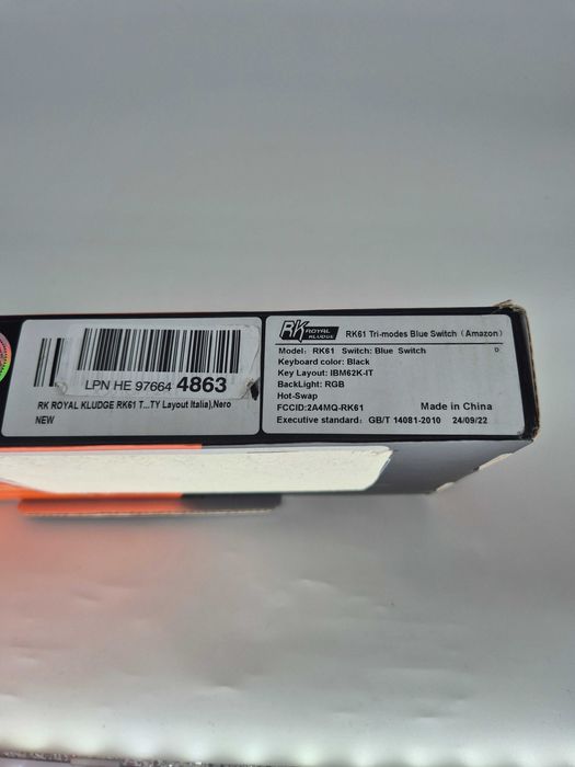 Tastatura Mecanica Royal Kludge RK61 (Layout Italia) - Blue Switch