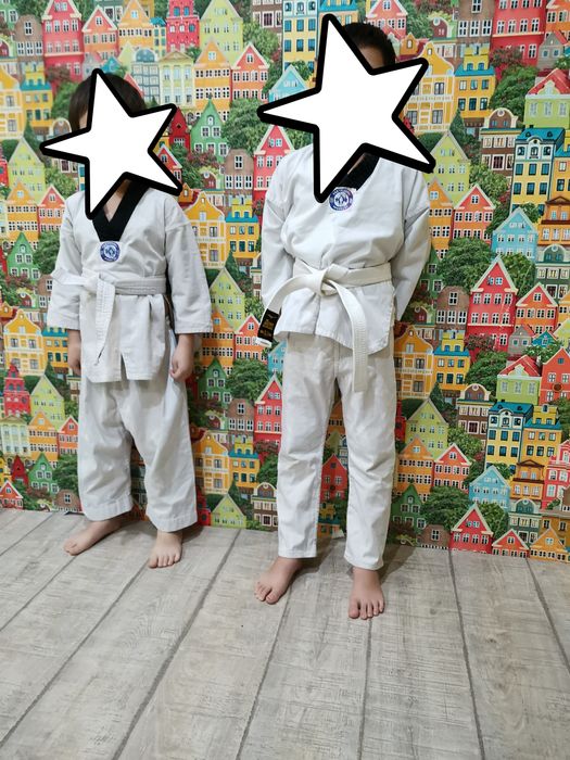 Отдам даром два костюма для таэквондо