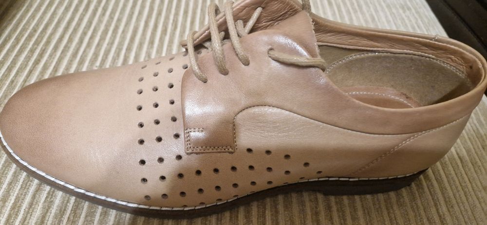 Pantofi noi piele naturala