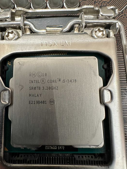 Материнская плата MSI Z77A-G45 с процессором Intel core i5-3470