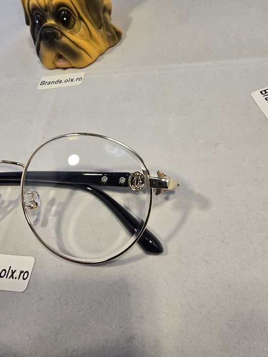 Ochelari de soare Cartier Round Transparent,  made in Italy