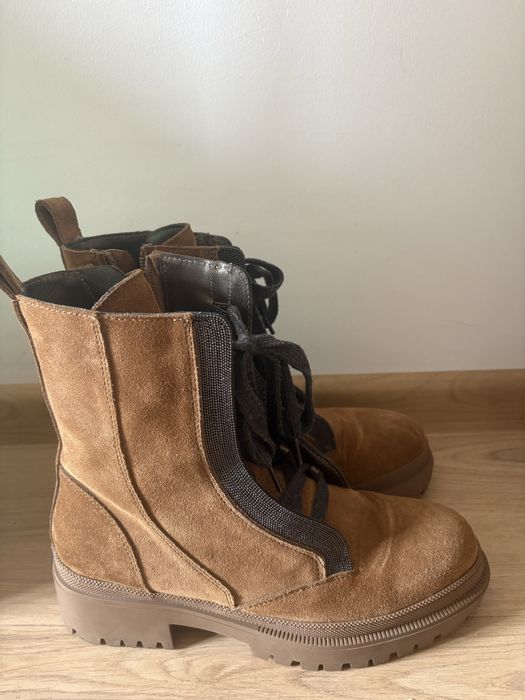 Велурени боти Brunello Cucinelli