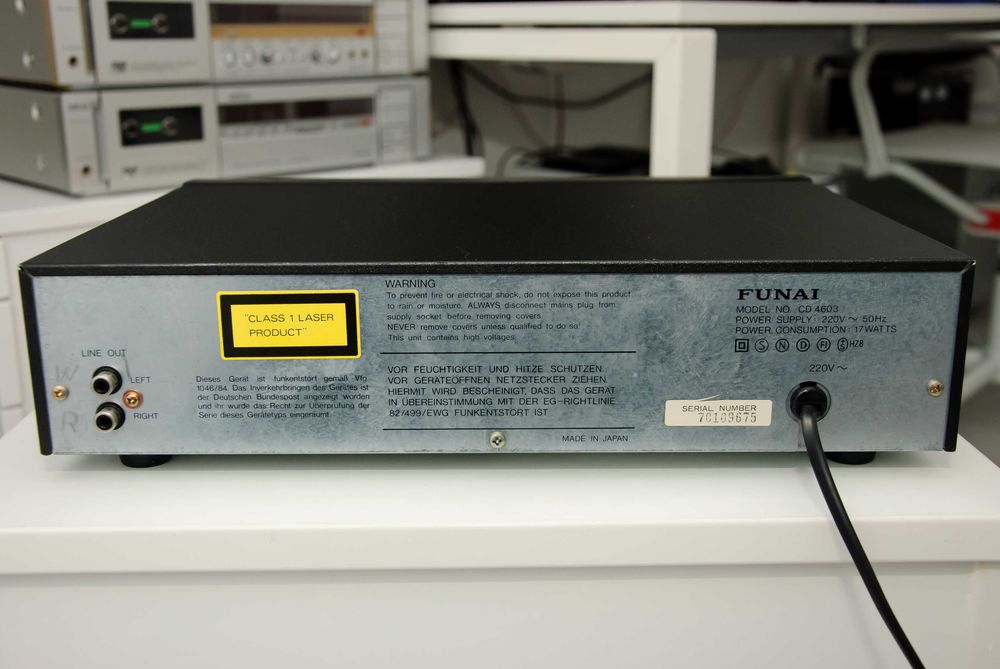 CD Player vintage Funai CD4603 DAC Toshiba TD7609N Transport PH MLP-4 ...