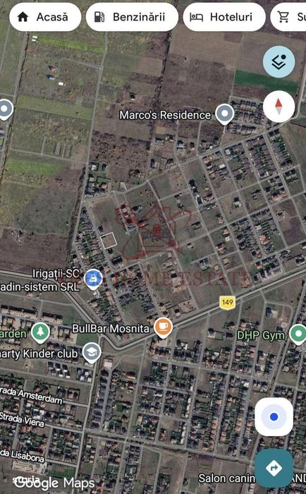 Teren 611 mp pentru duplex|2 fronturi|Toate utilitatile|Drumul Boilor