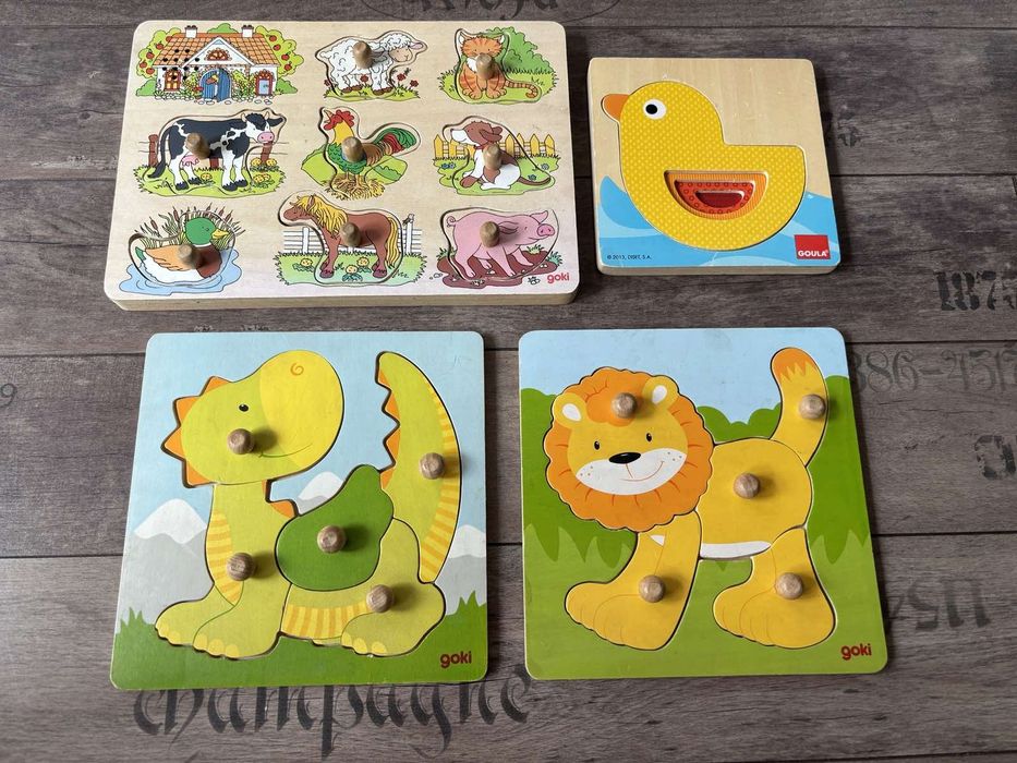 Дървени детски играчки Goki, Playgo