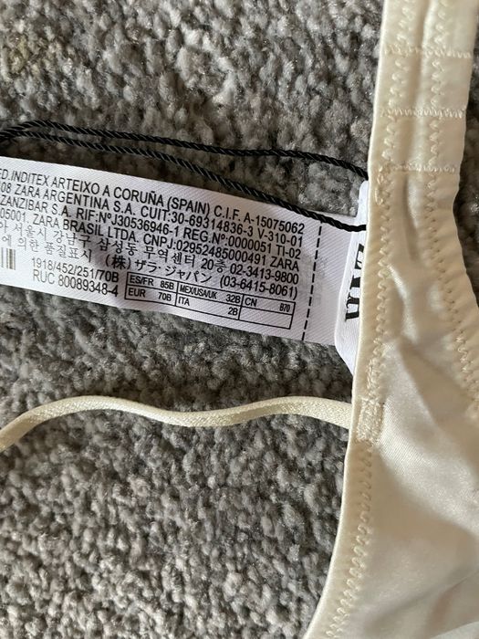 Sutien stil bustiera, bej, Zara, 70 B