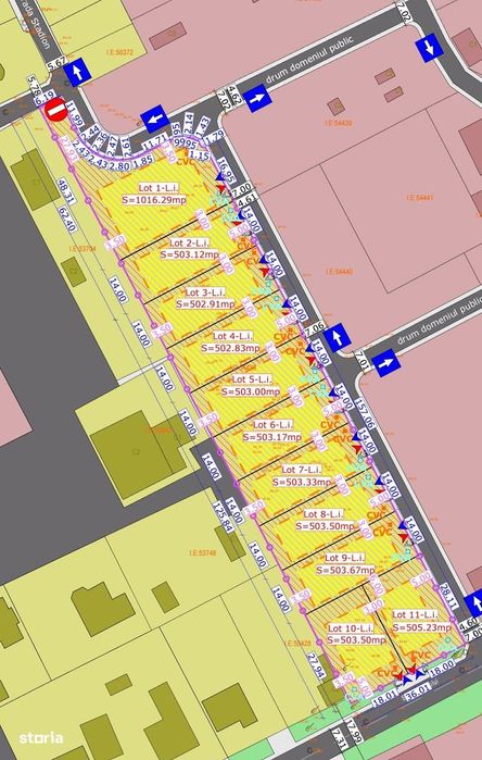 Teren intravilan zona stadion