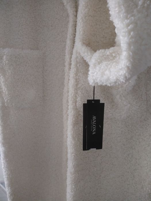 Тедди шуба белая