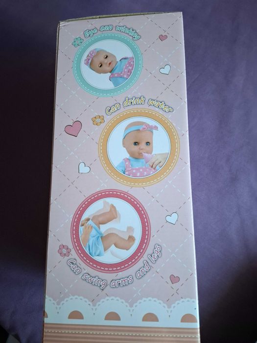 Warm Baby - Пишкаща кукла-бебе с пелена и гърне