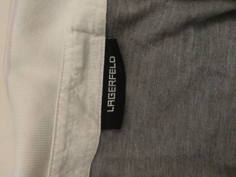 LAGERFELD блуза с яка