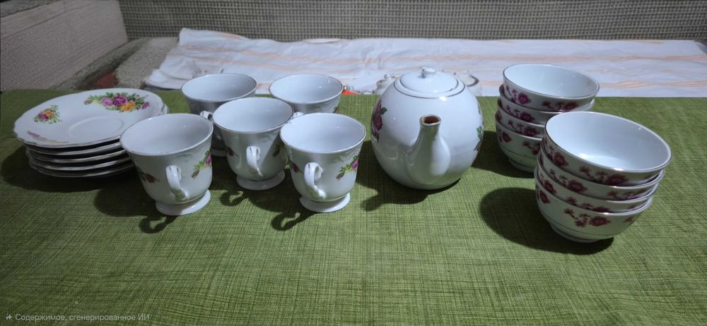 Большой набор посуды для семьи — 20 предметов