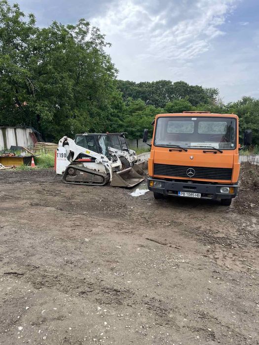 Услуги с багер,самосвал,валяк,изграждане септични ями