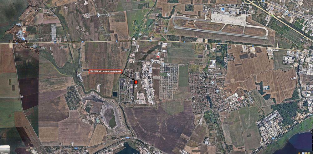 Собственик продава Промишлен парцел 5002 м2, УПИ, Варна, с. Тополи