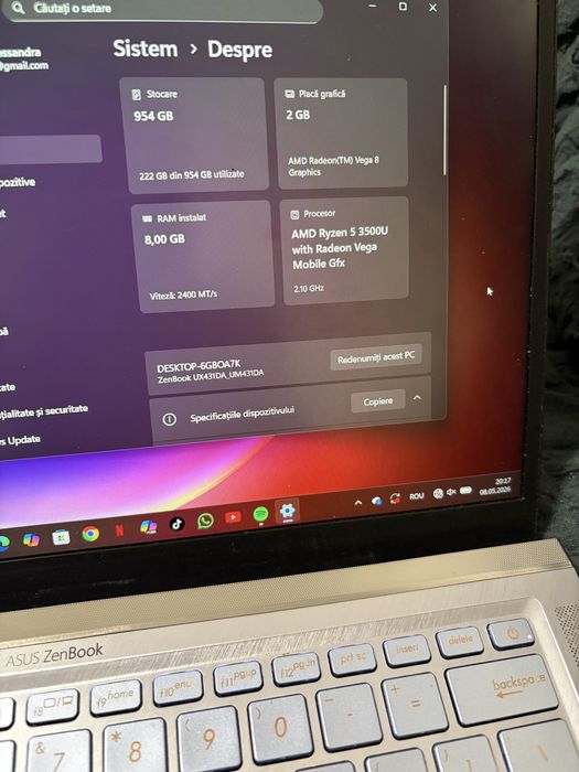 Asus ZenBook amd ryzen 5