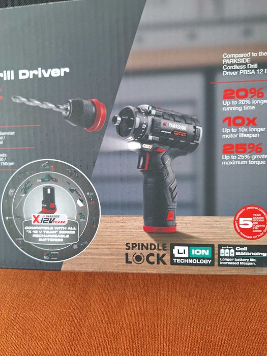 Masina de gaurit si insurubat Parkside Brushless – Performance - PBSPA 12 E4