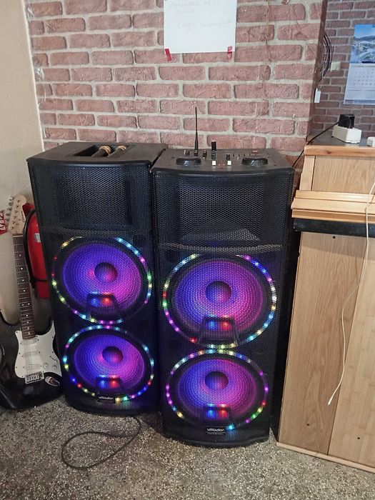 Тонколони 15 със  пулт 750 вата.