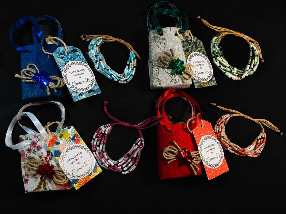 Bratara si punga cadou - Handmade