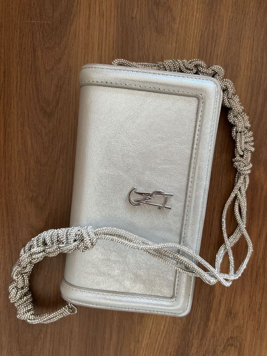Чанта Steve Madden сребриста