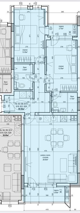 Продава се Тристаен апартамент в Пловдив, Каменица 2 - 113 кв.м за 1655 €/кв.м - Снимка #9