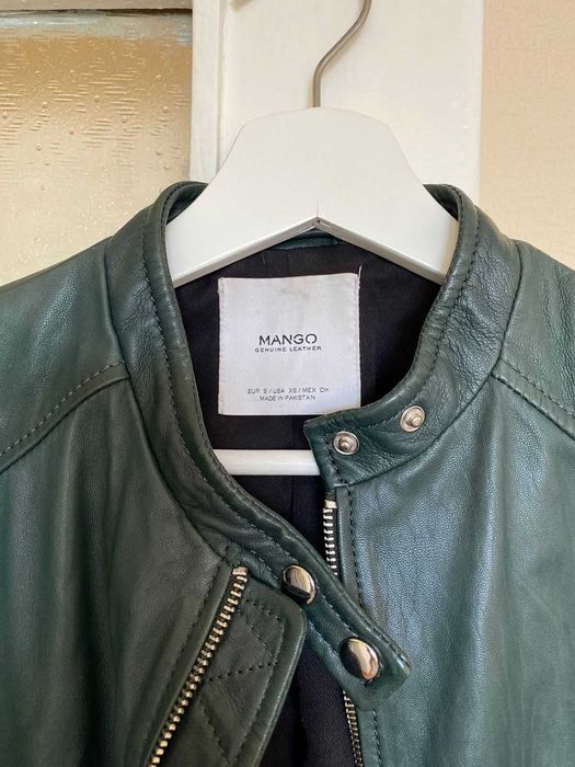 Куртка кожаная S размер