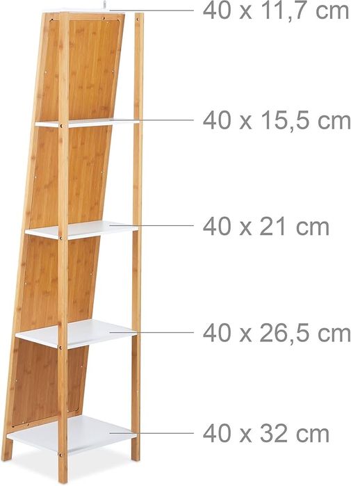 Стоящо огледало с рафтове