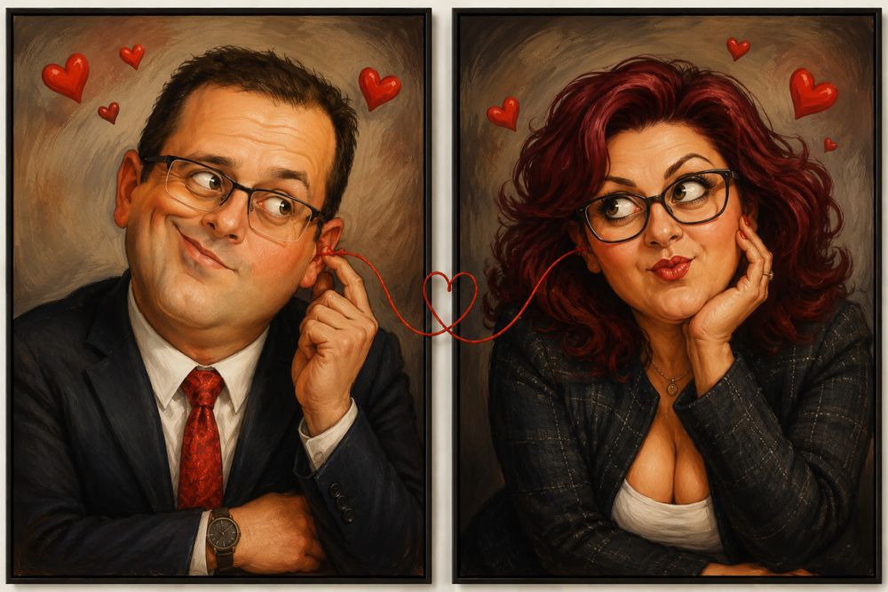 Tablouri Caricaturi la comandă făcute după placul tau ! Cadoul Perfect