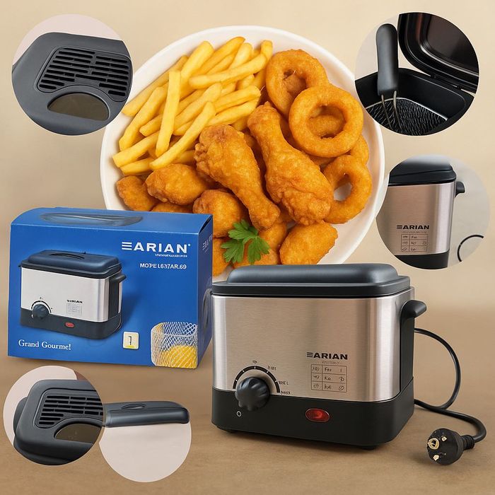 Хрупкаво удоволствие без бъркотия – Фритюрник Arian 06 1л. ПРОМО ЦЕНА!