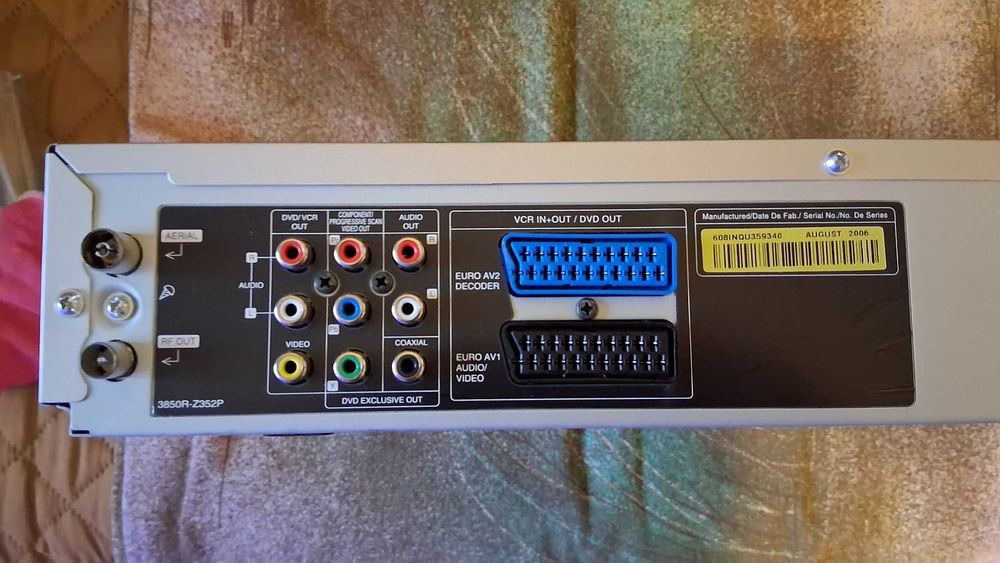 Combo videorecorder DVD player LG