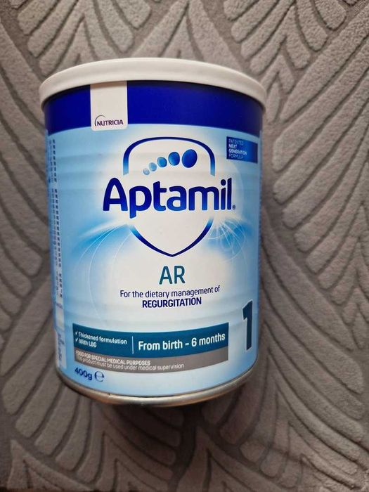 Aptamil AR 1 Мляко за кърмачета против повръщане 0-6 месеца, 400 гр