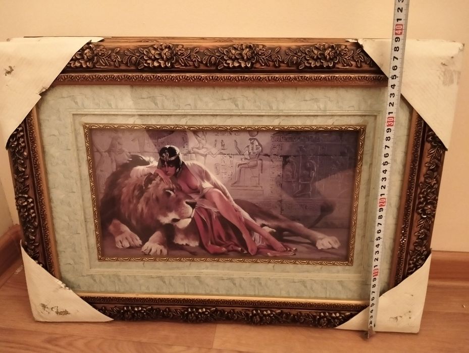 Картина Клеопатра со львом