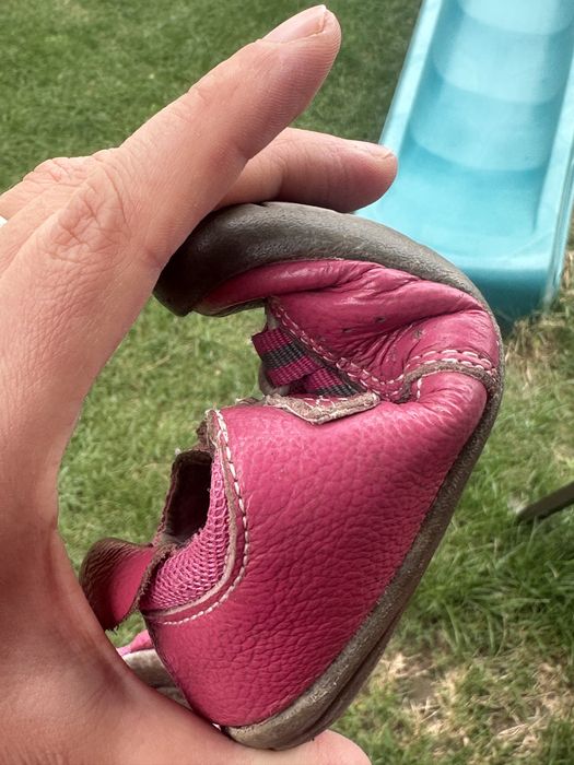 Papuci de piele fete Rose & Chocolate