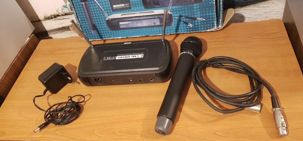 Mc Crypt Free-1 microfon wireless - fara fir voce muzica ca AKG Shure