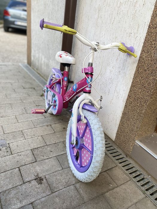 Bicicletă copii 14” Volare Disney Minnie Mouse – stare bună