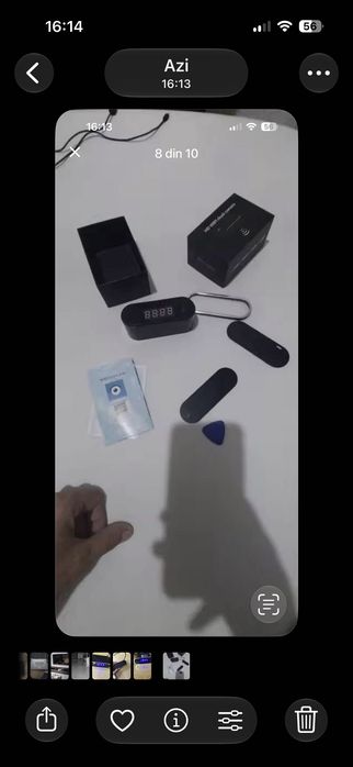Cameră video ascuns și-n ceas de birou