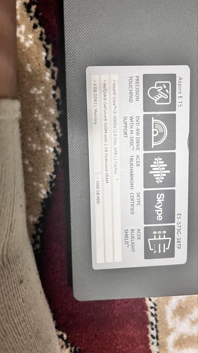 ноутбук Acer Aspire E 15