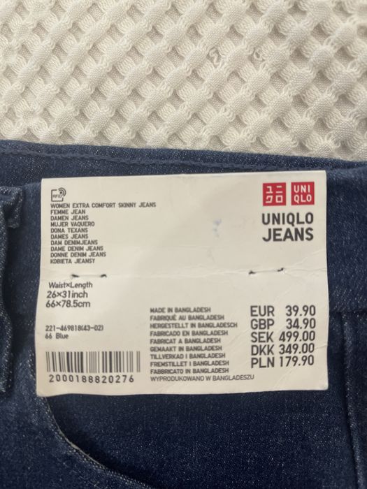 Джинсы uniqlo 46-48 размер