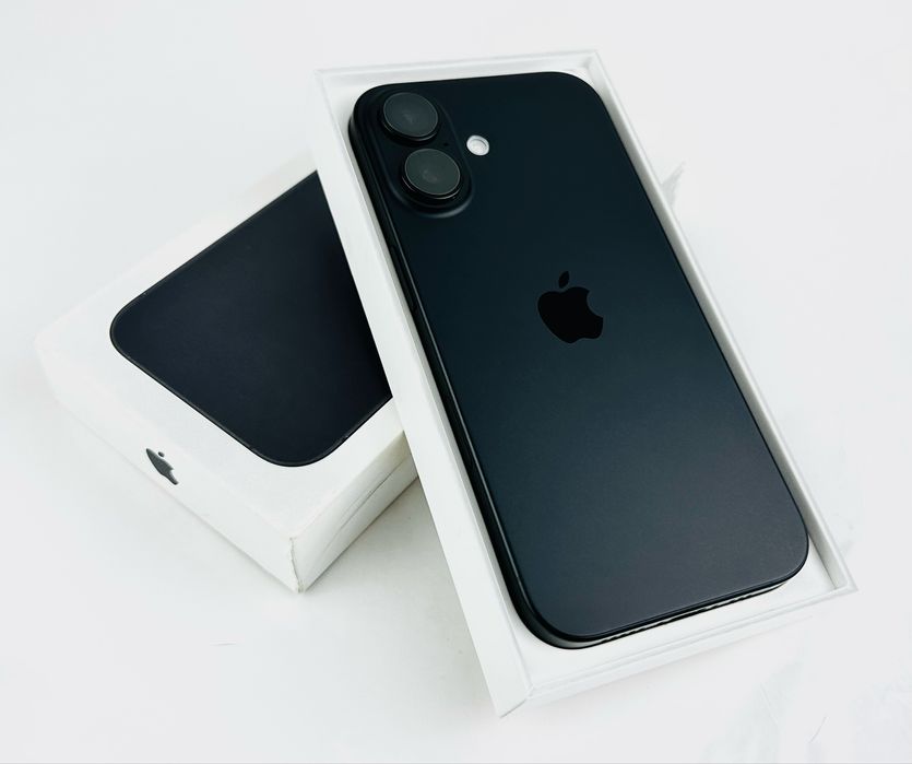НОВ! Apple iPhone 16 128GB Black 2г. Гаранция!