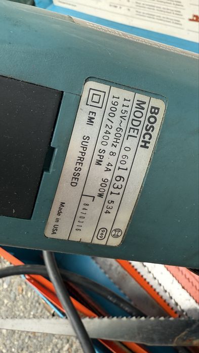 Bosch 1631 Fierăstrău sabie profesional USA + cutie metalică originală