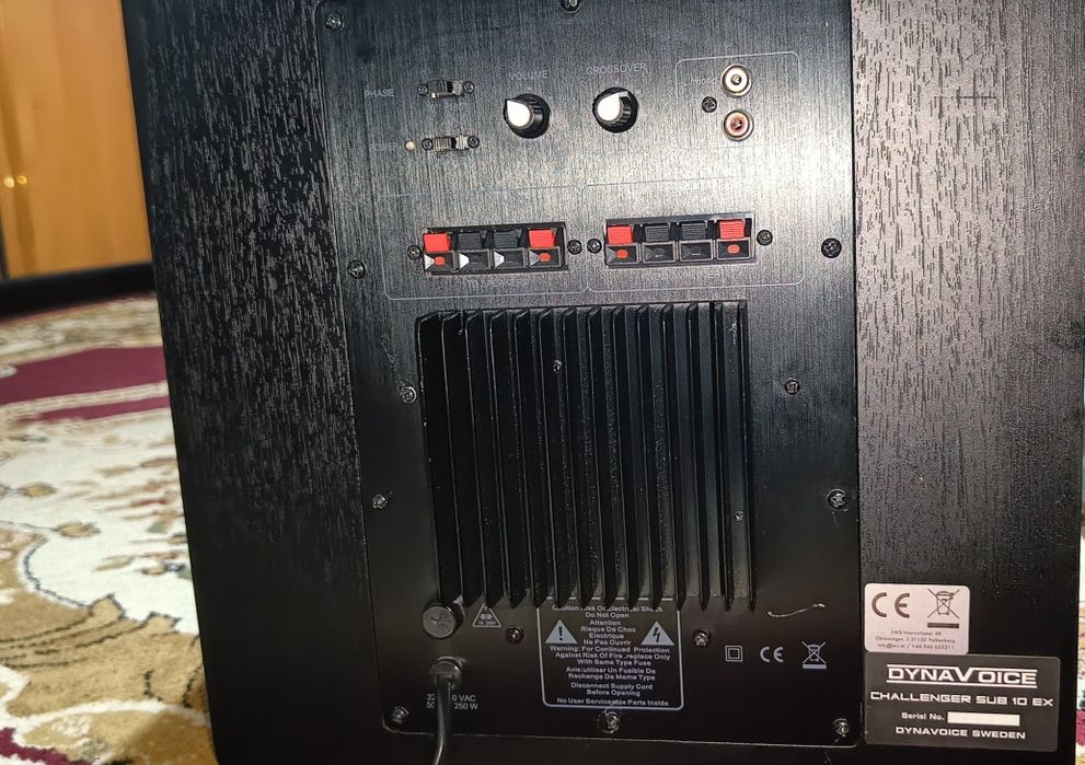 Subwoofer Dynavoice challenger sub 10 ex