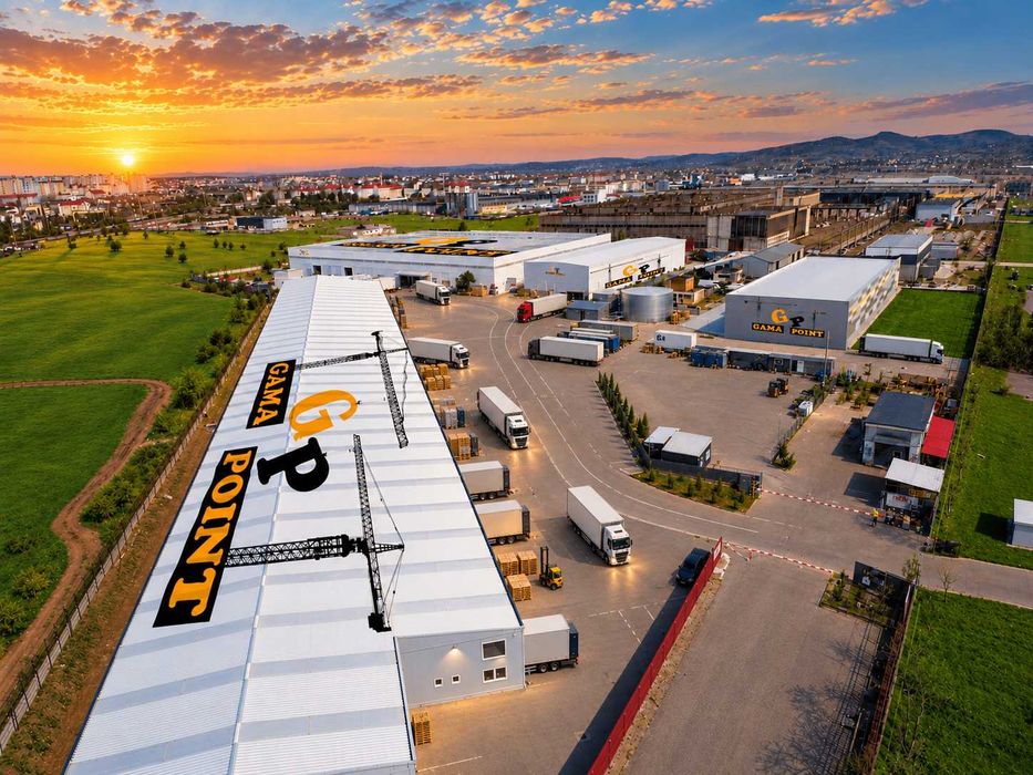 Hală Clasa A Sibiu | 373–2.100 mp | 900 m de A1 | Producție & Logistică