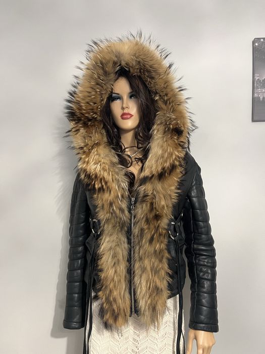 Яке от естествена агнешка кожа