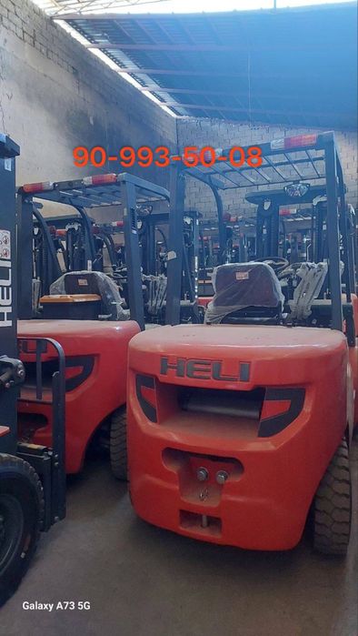 Спецтехника автокара дизельный вилочный погрузчик HELI 5 м оригинал